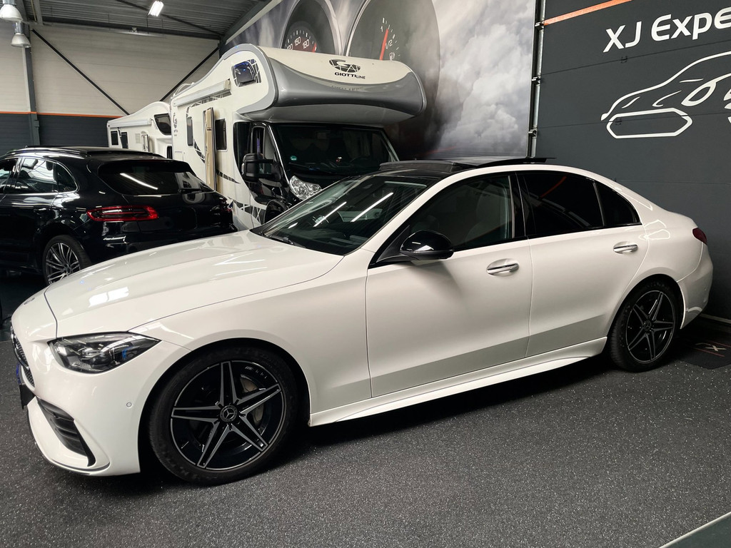 Mercedes-Benz C-klasse 200 4MATIC AMG 218 PK PANODAK HUD 9